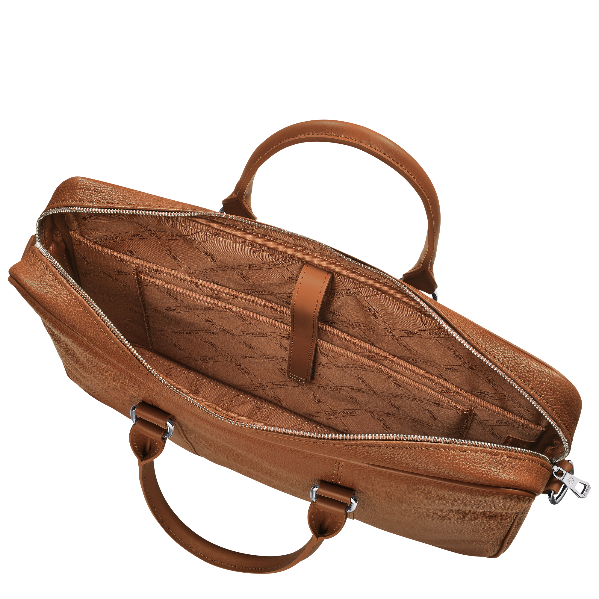 公文包 S, 焦糖色 - 查看 5
        5 - 放大 Le Foulonné 系列 公文包 S, 焦糖色