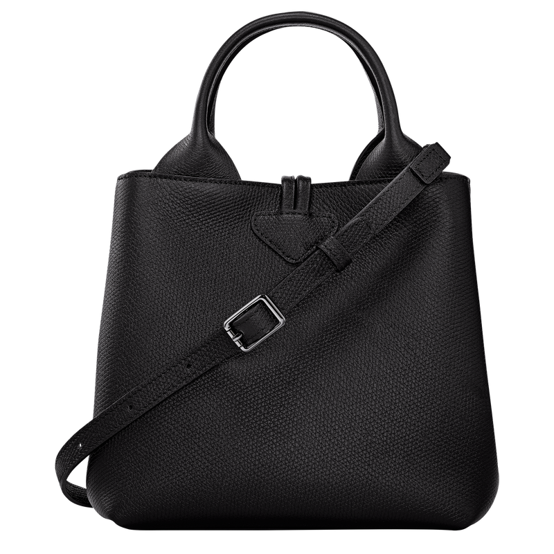 Le Roseau S Handbag , Black - Leather  - View 4 of  7