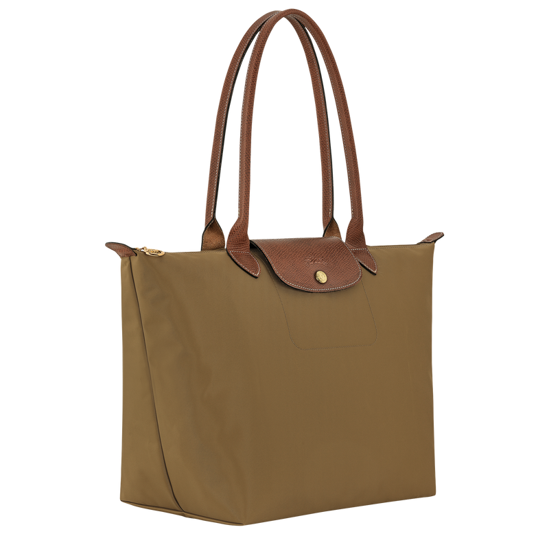Le Pliage Original L Tote bag , Olive - Recycled canvas  - View 2 of  6
