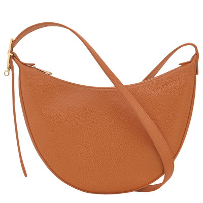 Le Foulonn&eacute; S Crossbody bag , Amber - Leather