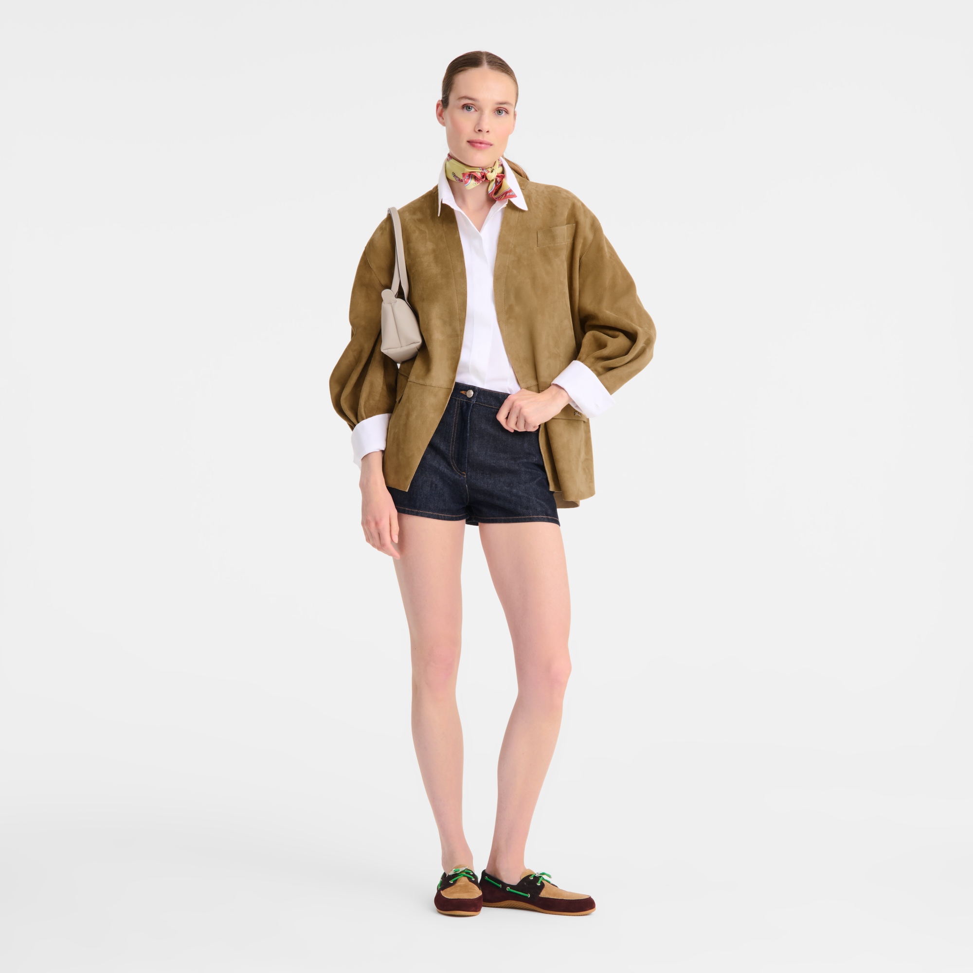 Le Pliage Xtra 单肩包  M, 米白色