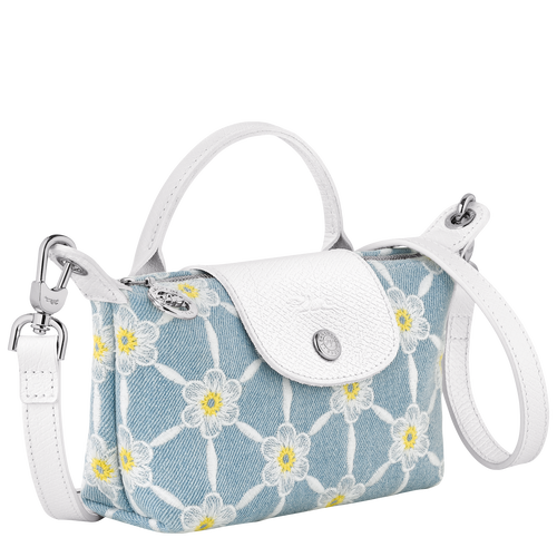 Le Pliage Collection Pouch , Sky Blue - Canvas - View 3 of  4