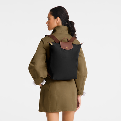Le Pliage Original M 双肩背包 , 黑色 - 帆布
