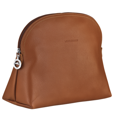 Le Foulonné Toiletry case , Caramel - Leather