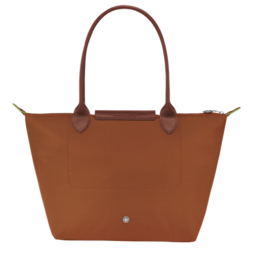 Le Pliage Green M Tote bag , Cognac - Recycled canvas - View 4 of  7