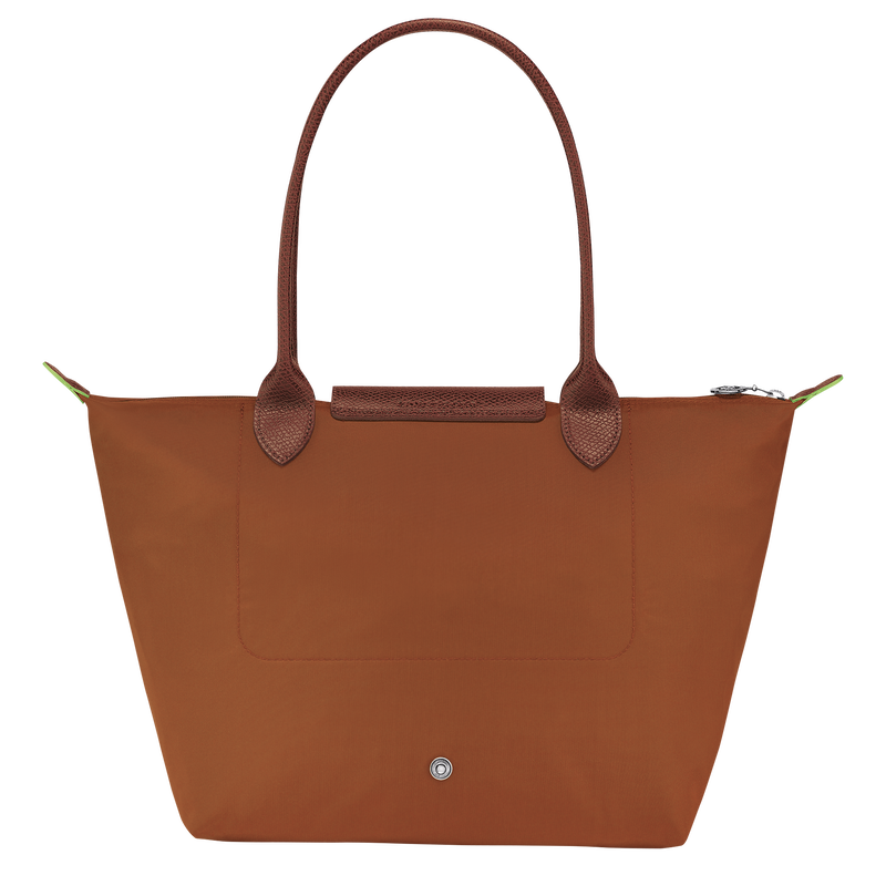 Le Pliage Green M Tote bag , Cognac - Recycled canvas  - View 4 of  7