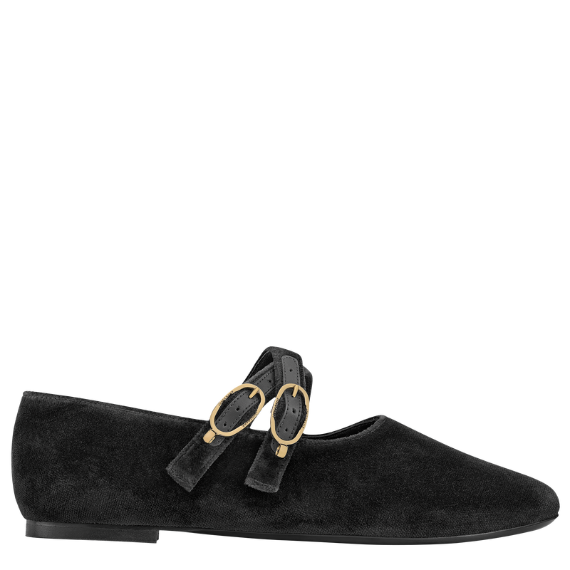 Le Foulonné Ballerinas , Black - Leather  - View 1 of  4
