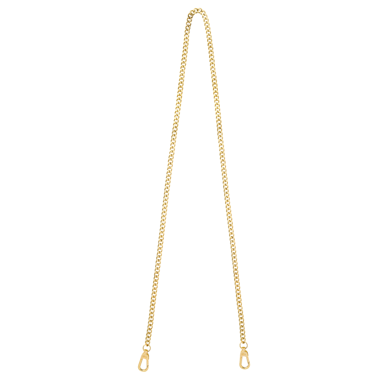 Longchamp cha&icirc;ne Shoulder strap , Very pale gold - Metal  - View 1 of  1