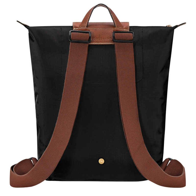 Le Pliage Original M 双肩背包 , 黑色 - 再生帆布  - 查看 4 7