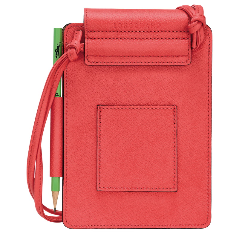 Épure XS Crossbody bag , Strawberry - Leather  - View 4 of  4