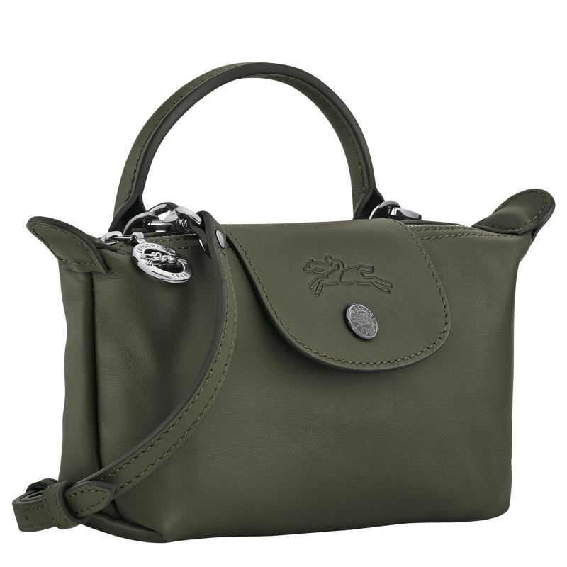 Le Pliage Xtra XS 手拿包 , 冷杉色 - 皮革  - 查看 3 6