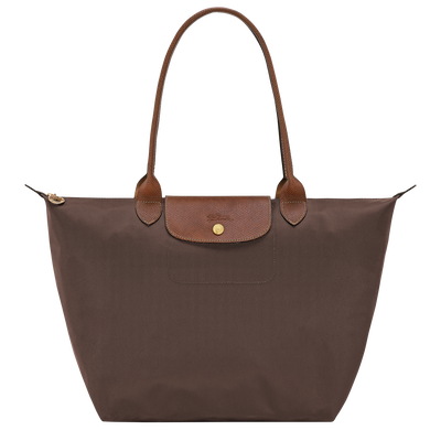 Le Pliage Original L Tote bag , Mocha - Recycled canvas