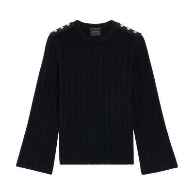 Sweater , Black - Knit