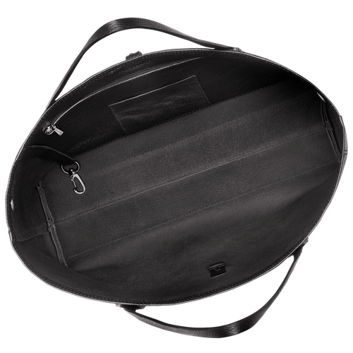 Roseau Essential L Tote bag , Black - Leather - View 5 of  5