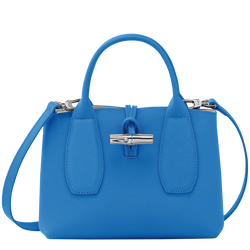 Roseau S Handbag , Cobalt - Leather