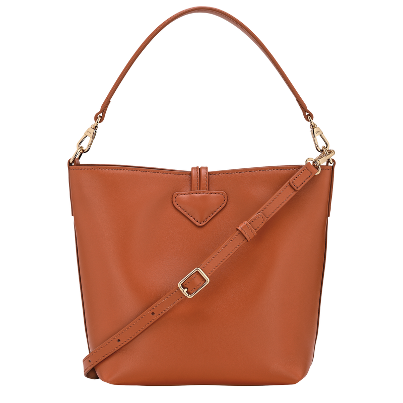 Le Roseau XS Bucket bag , Bark - Leather  - View 3 of  4