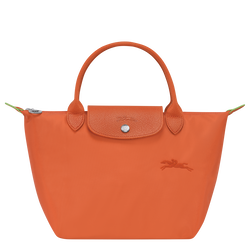 Le Pliage Green S Handbag , Carot - Recycled canvas