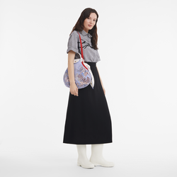 Le Pliage Filet L 网眼袋 , 天空蓝 - 帆布