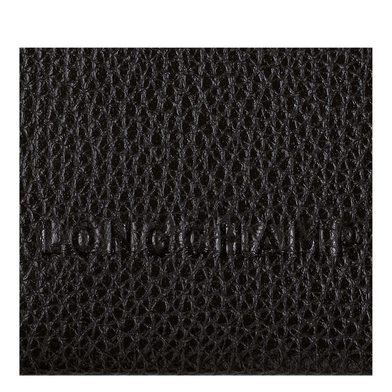 Le Foulonné Cardholder , Black - Leather  - View 3 of  3