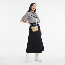 Le Panier Pliage XS 手提包 , 天蓝色 - 帆布