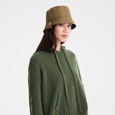 双面渔夫帽 , 海军蓝色/洋蓟绿 - 科技塔夫绸