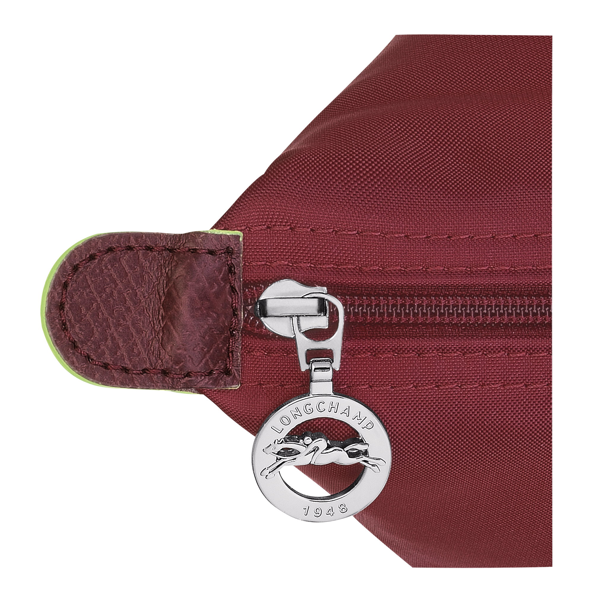 Le Pliage Green Handbag M, Pomegranate