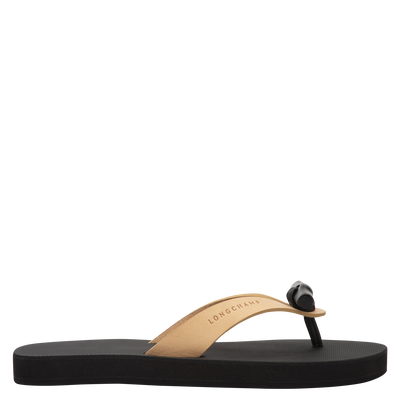 Roseau 夹趾凉鞋 , 裸色 - 皮革