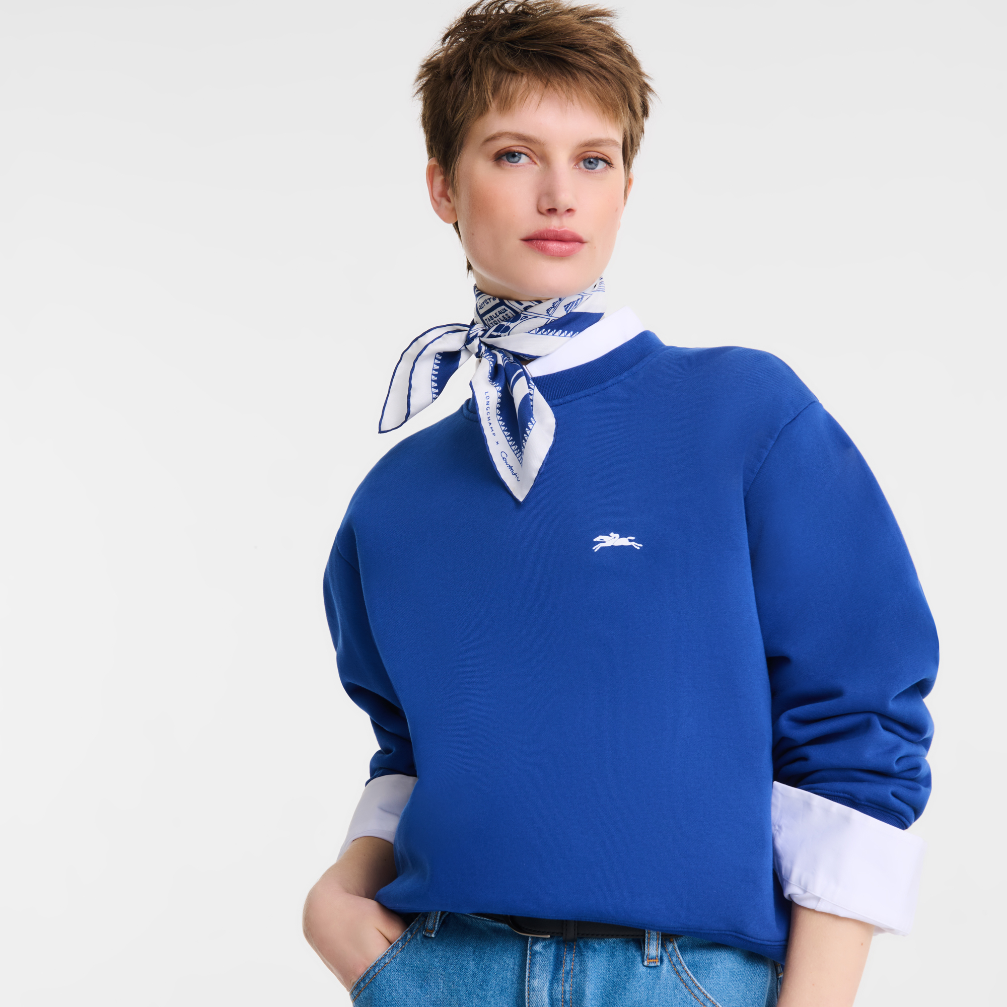 Sweatshirt, Cobalt - View 4 of
4 - zoom in null Sweatshirt, Cobalt