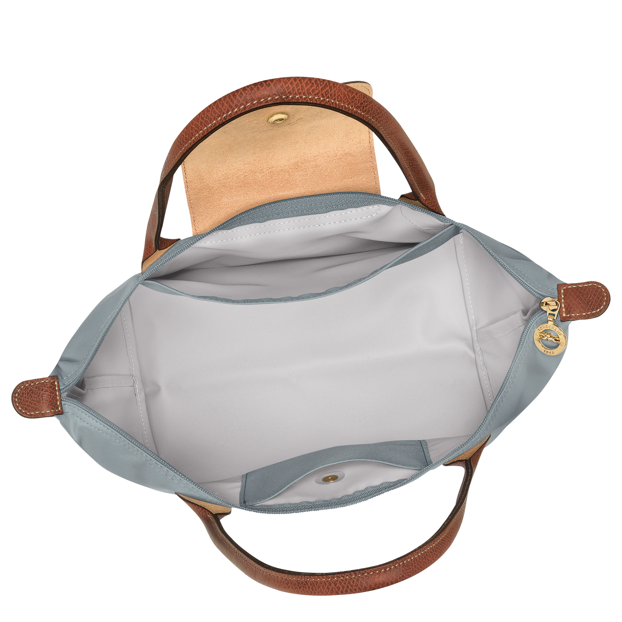 托特包 M, 浅灰色 - 查看 5
        7 - 放大 Le Pliage Original 托特包 M, 浅灰色