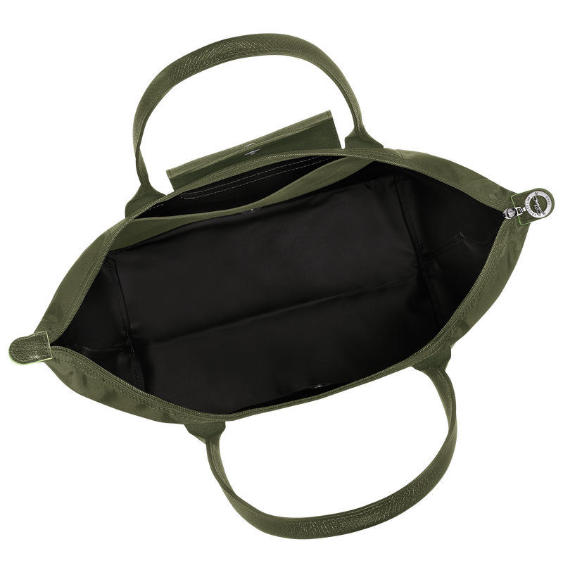 Le Pliage Green L 托特包 , 森林绿 - 再生帆布  - 查看 4 5