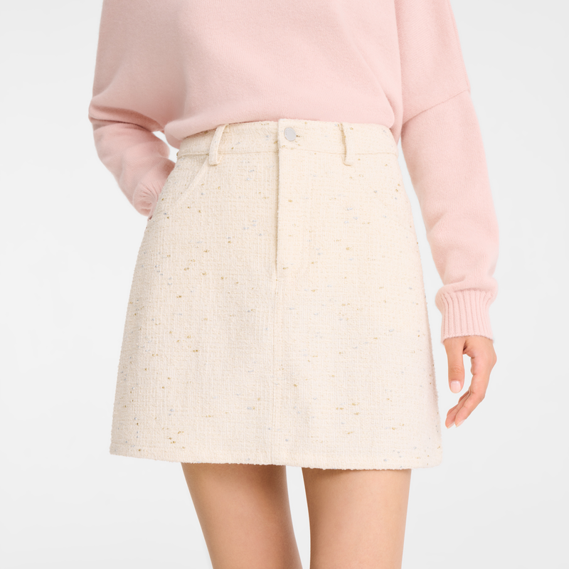 半身裙 , 象牙色 - 其他  - 查看 4 5