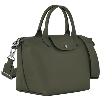 Le Pliage Xtra S 手提包 , 冷杉色 - 皮革