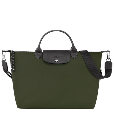 Le Pliage Energy XL 大号手提包 , 卡其色 - 再生帆布