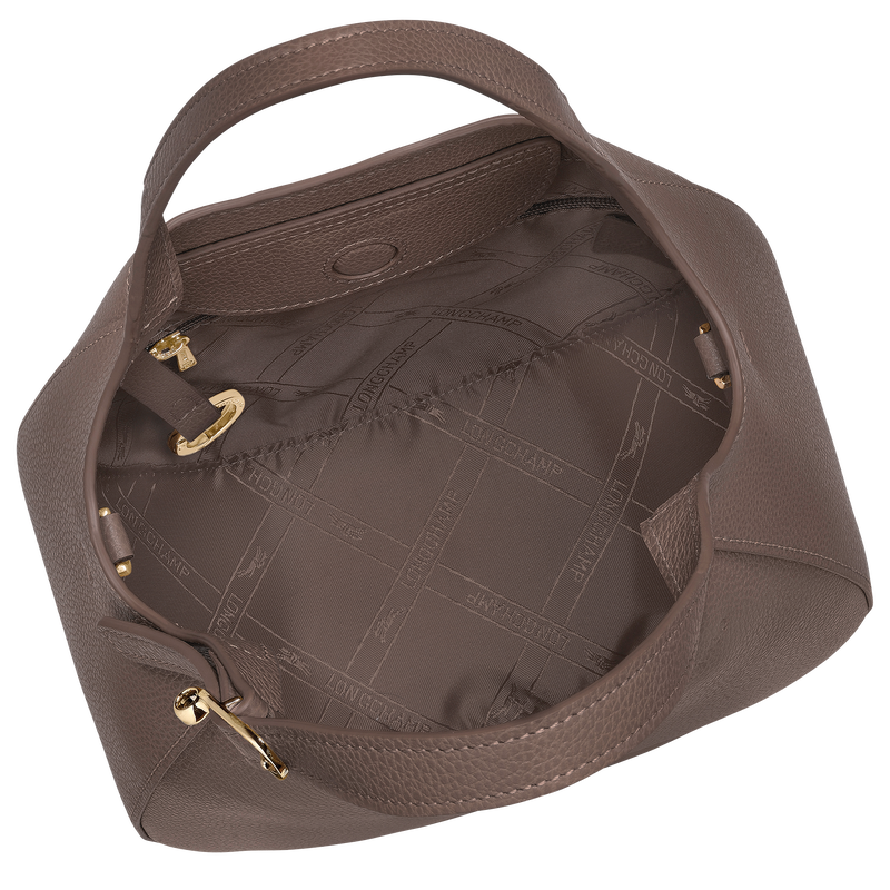 Le Foulonn&eacute; S Handbag , Taupe - Leather  - View 6 of  7