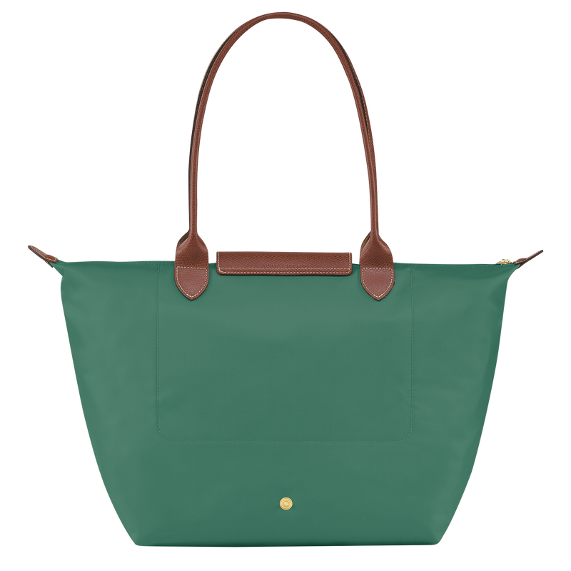Le Pliage Original L Tote bag , Sage - Recycled canvas  - View 4 of  5
