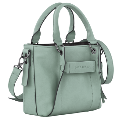 Longchamp 3D S 手提包 , 马鞭草绿 - 皮革
