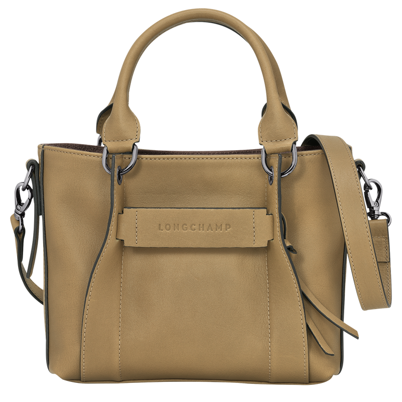 Longchamp 3D S 手提包 , 烟草色 - 皮革  - 查看 1 4