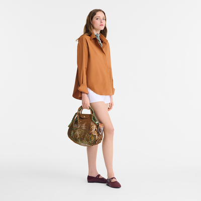 Le Pliage Collection 网兜包 , 烟草色 - 帆布