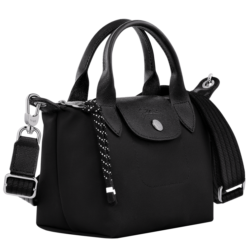 Le Pliage Energy XS Handbag , Black - Recycled canvas  - View 3 of  6