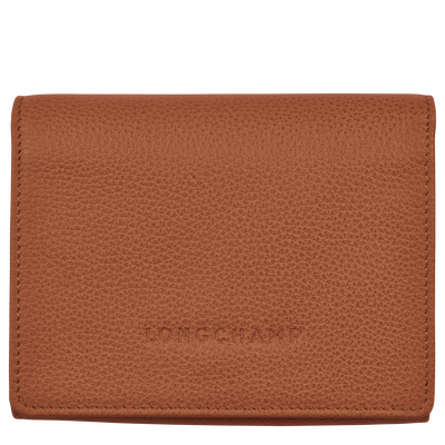 Le Foulonné Wallet , Caramel - Leather