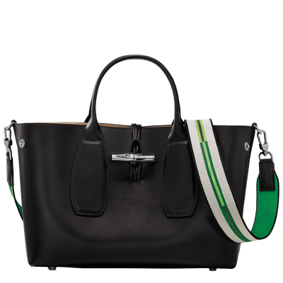 Le Roseau Handbag M, Black