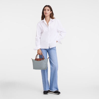 Le Pliage Original S 手提包 , 浅灰色 - 再生帆布