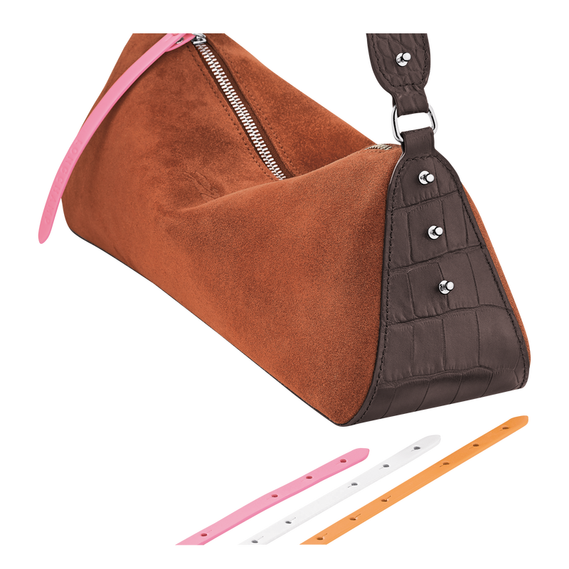Re-Play S Shoulder bag , Mocha - Leather  - View 5 of  6