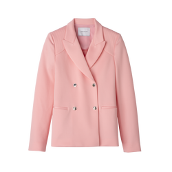 夹克 , 粉红色 - 平纹针织布