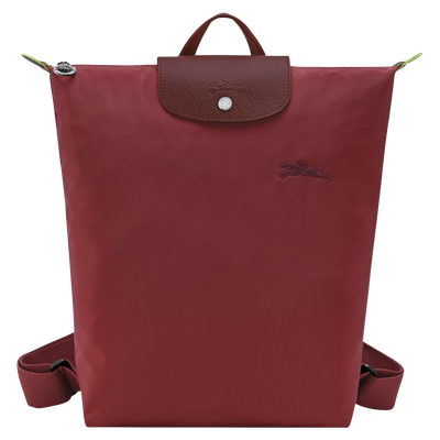 Le Pliage Green M 双肩背包 , 石榴色 - 帆布