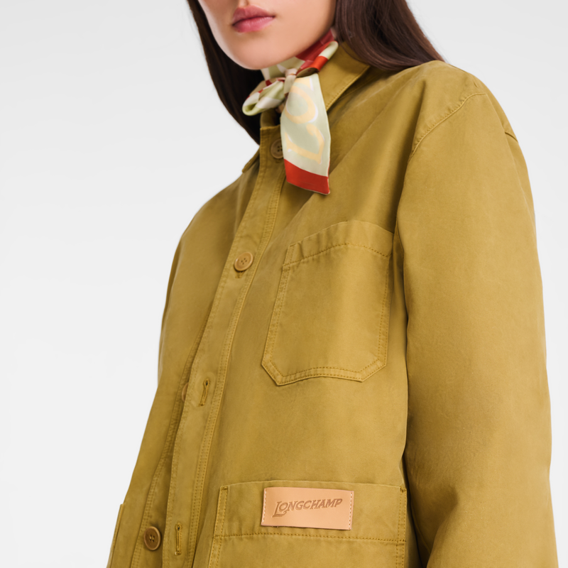 夹克 , 沙漠色 - 套染棉布  - 查看 5 5