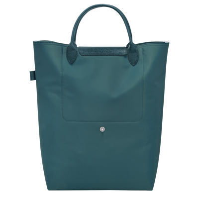 Le Pliage Green 托特包 M, 孔雀蓝色