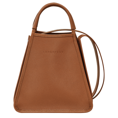 Le Foulonné S Handbag , Caramel - Leather