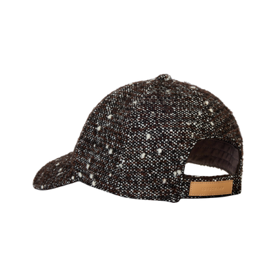 Hat , Mocha - Tweed