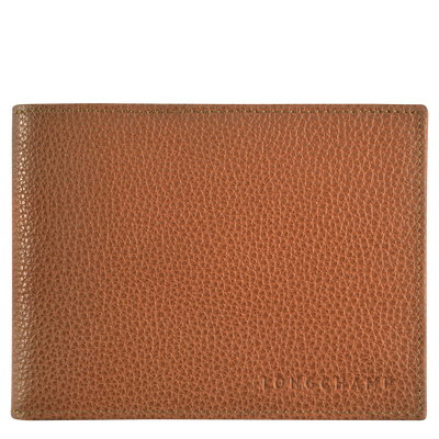 Le Foulonné Wallet , Caramel - Leather